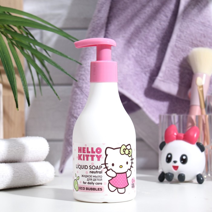 Крем-мыло детское Hello Kitty banana mom для мытья рук и купания , 250 мл