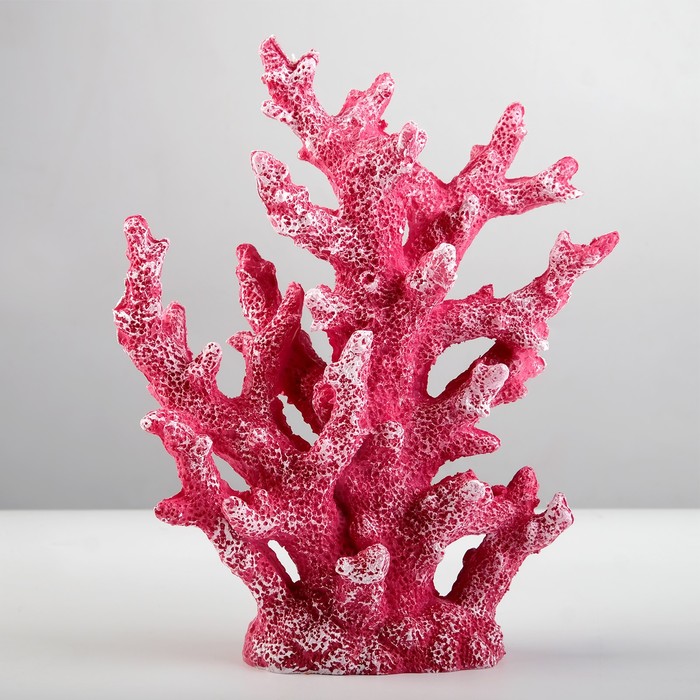 Интерьерный сувенир Коралл 24*19см розовый