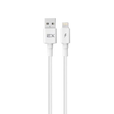 Кабель Exployd EX-K-1151, Lightning - USB, 2 А, 1 м, белый