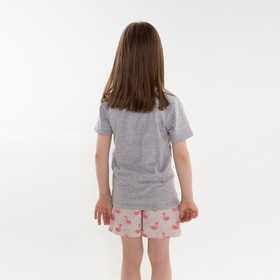 

Футболка для девочки, цвет серый меланж, рост 110