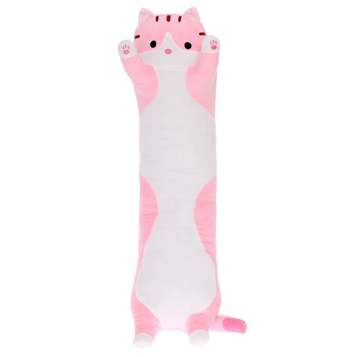 Мягкая игрушка «Кот Батон», цвет розовый, 110 см мягкая игрушка кот батон 70 см розовый кот игрушка игрушка мягкая кот мягкая подушка обнимашка