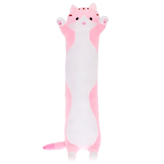 Мягкая игрушка «Кот Батон», цвет розовый, 90 см розовый кот батон мягкая игрушка подушка мягкая игрушка кот батон 70см кот обнимашка плюшевая игрушка плюшевый кот длинный кот 70см