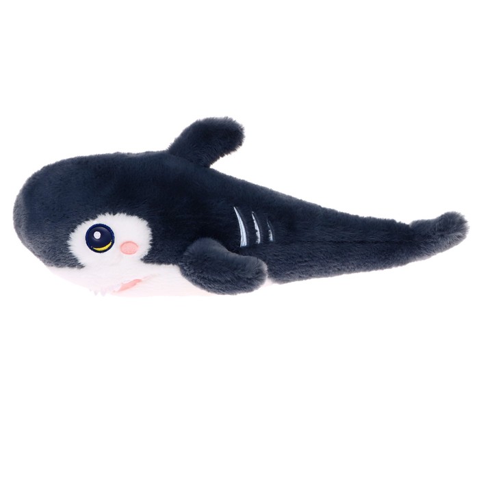 фото Мягкая игрушка «акула», цвет тёмно-серый, 45 см maxitoys