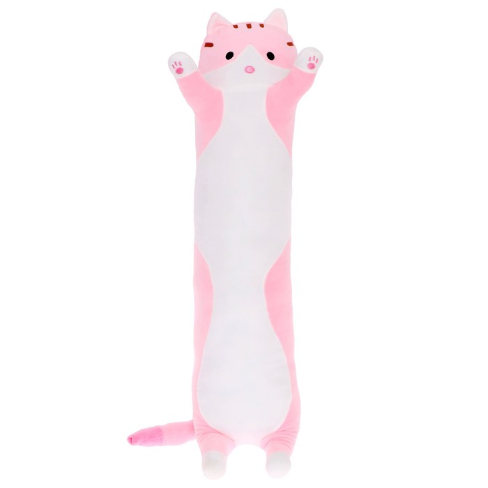 Мягкая игрушка «Кот Батон», цвет розовый, 70 см мягкая игрушка кот батон 70 см розовый кот игрушка игрушка мягкая кот мягкая подушка обнимашка