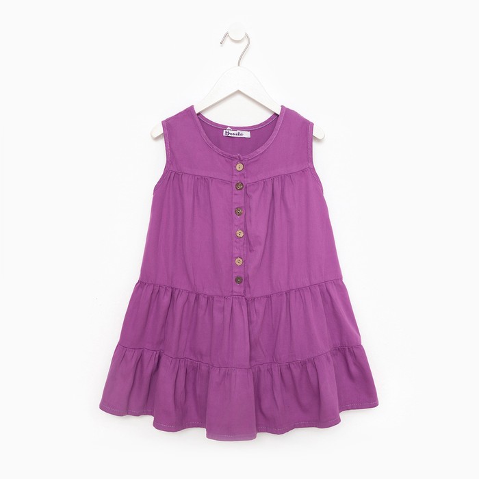 Платье для девочки, цвет фиолетовый, рост 116