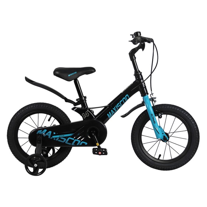 фото Велосипед 14" maxiscoo space стандарт плюс, цвет черный аметист