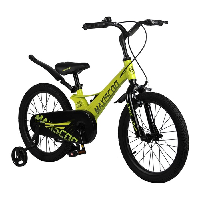 

Велосипед 18" Maxiscoo Space стандарт, цвет жёлтый