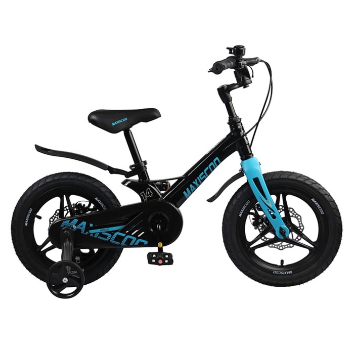 фото Велосипед 14" maxiscoo space делюкс плюс, цвет черный аметист