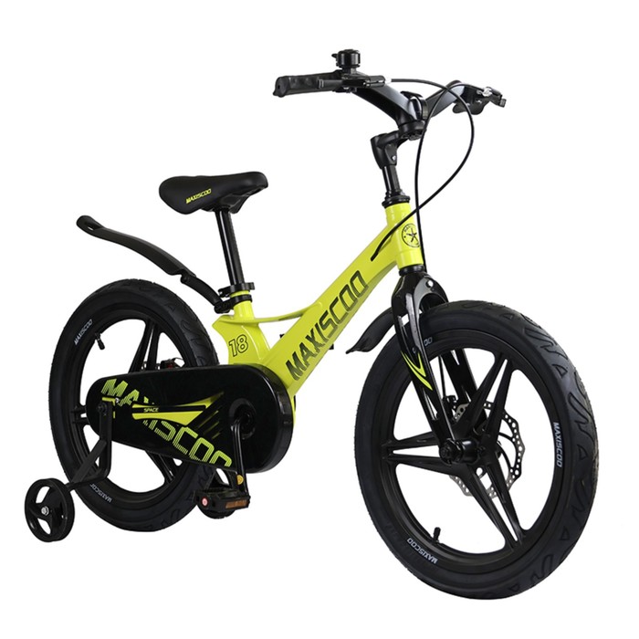 

Велосипед 18" Maxiscoo Space делюкс, цвет жёлтый