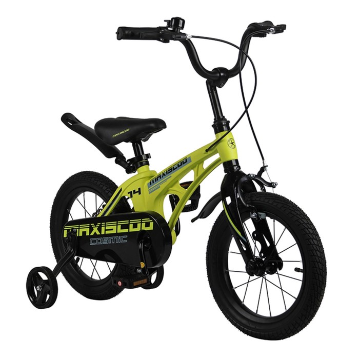 

Велосипед 14" Maxiscoo Cosmic стандарт плюс, цвет жёлтый матовый