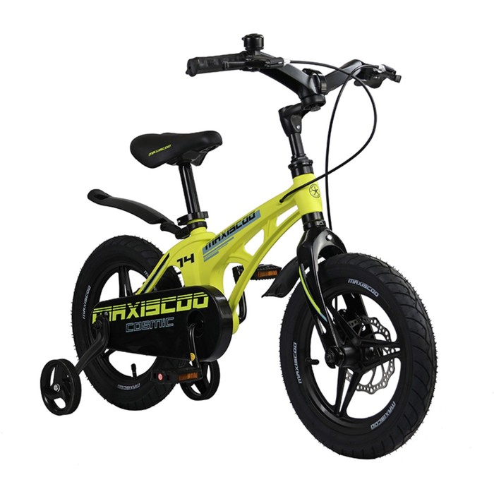 

Велосипед 14" Maxiscoo Cosmic делюкс плюс, цвет жёлтый матовый