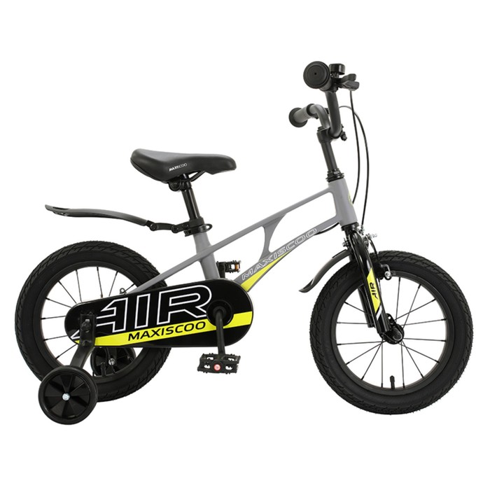 фото Велосипед 14" maxiscoo air стандарт плюс, цвет серый матовый