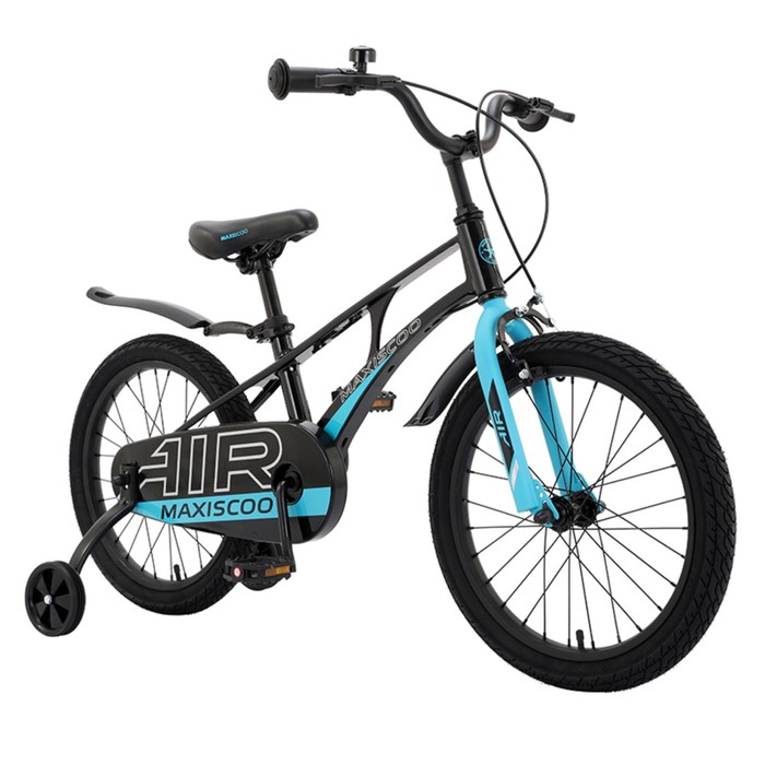 

Велосипед 18" Maxiscoo Air стандарт, цвет чёрный аметист