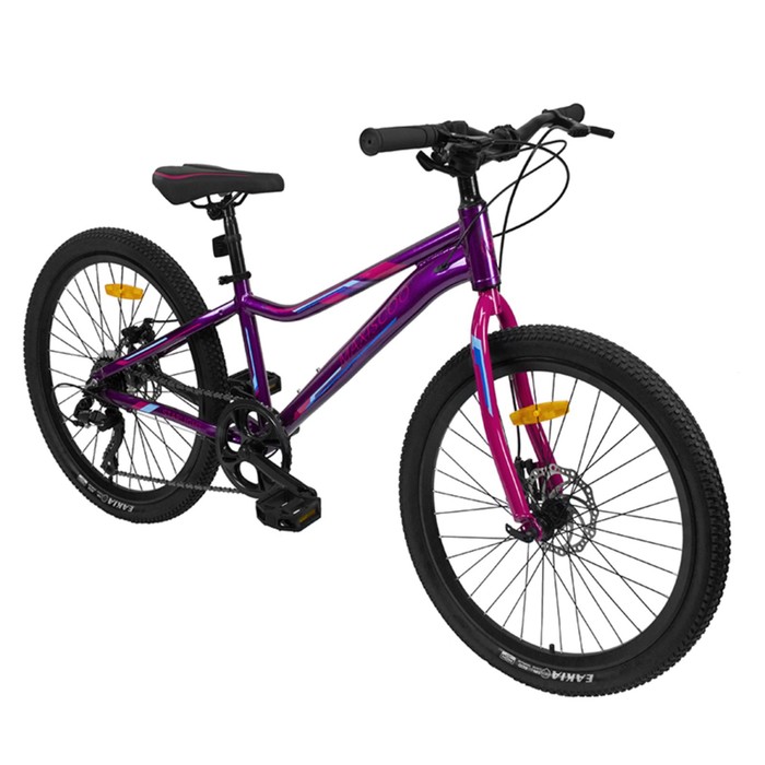 

Велосипед 24" Maxiscoo Starlight, цвет тёмный маджента