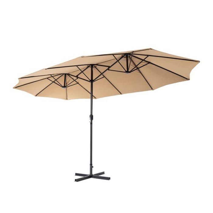 Зонт садовый 4333, цвет светло-коричневый