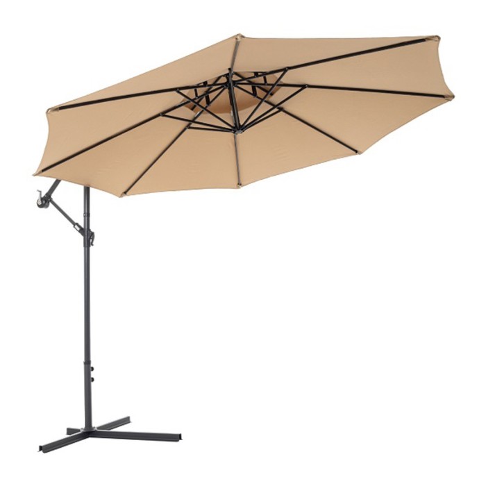 Зонт садовый 8803, цвет светло-коричневый зонт садовый 8003 цвет светло коричневый