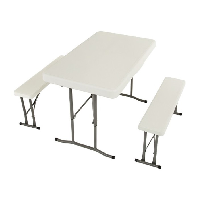 Набор мебели: стол, 2 скамьи комплект мебели фотон берген стол 2 скамьи тик