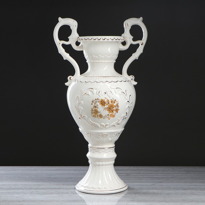 Ваза напольная "Джулия" белая