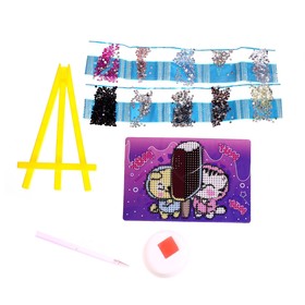 

Алмазная мозаика для детей «Yum!» 10 × 15 см, ёмкость, стержень с клеевой подушечкой, Уценка