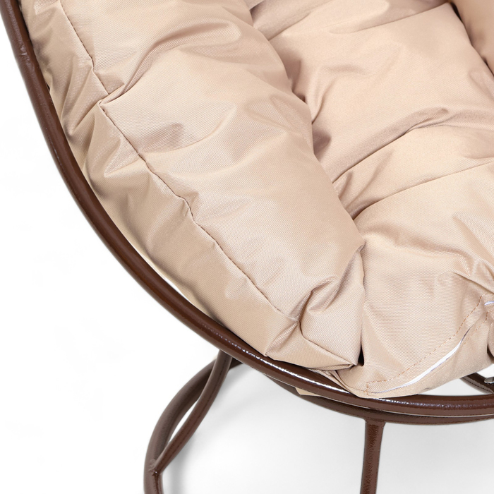 Кресло "Пончик" с бежевой подушкой, 55 х 40 х 61 см