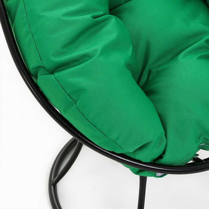 Кресло "Пончик" с зеленой подушкой, 55 х 40 х 61 см