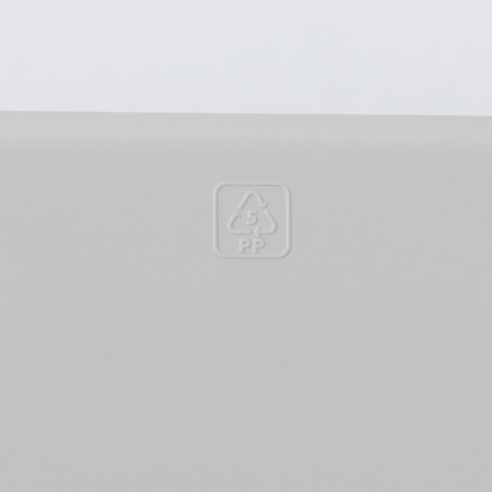 Корзинка д/хранения без крышки 3,2л 23х16х11см "Linden", цвет св-серый