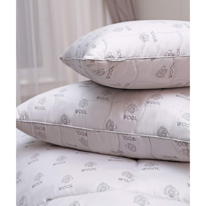 фото Подушка premium wool, размер 70х70 см sofi de marko