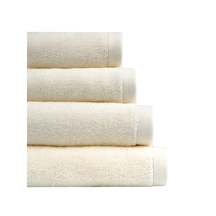 Полотенце махровое Preston, размер 70х140 см, цвет кремовый полотенце sokol размер 70х140 см цвет кремовый