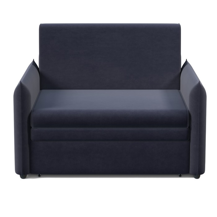 Прямой диван «Атика 100», механизм выкатной, велюр, цвет катания стил