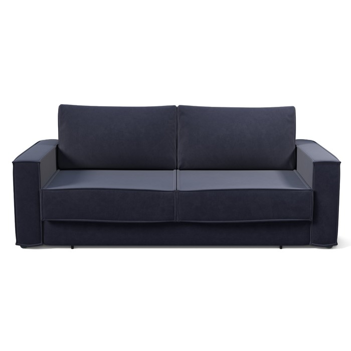 Прямой диван «Дискавери», механизм еврокнижка, велюр, цвет катания стил