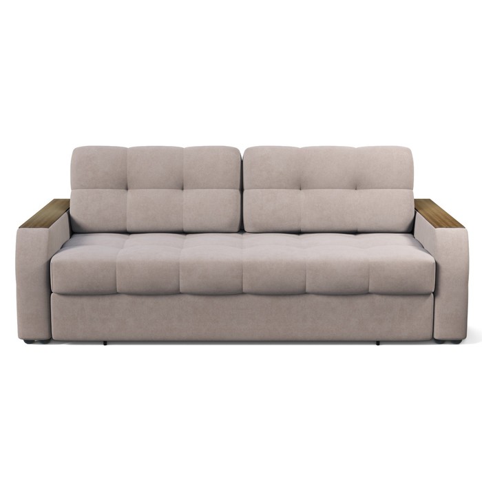 Прямой диван «Сиэтл 3», механизм еврокнижка, велюр, цвет хеппи 233