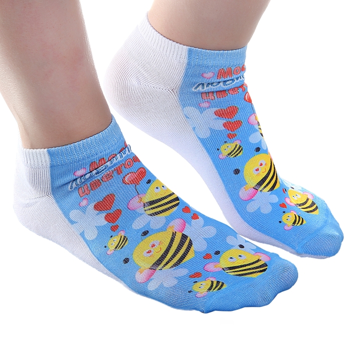 Носки Collorista "Моему любимому цветочку", р-р 14-20 (3-7л.)