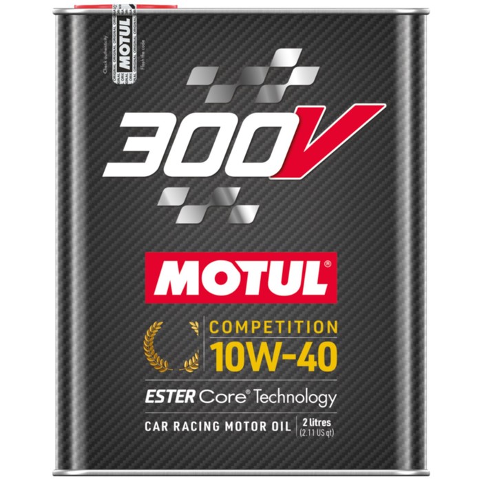 Масло моторное Motul 300V Competition 10w-40, синтетическое, 2 л