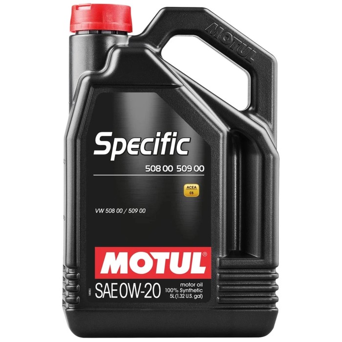 Масло моторное Motul Specific 508.00 509.00 0w-20, синтетическое, 5 л масло моторное eneos ecostage 0w 20 синтетическое 20 л
