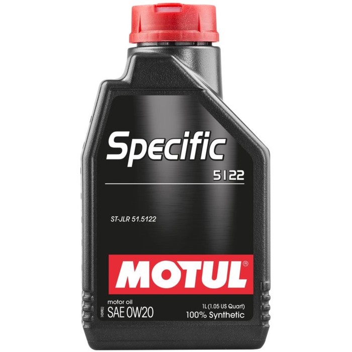 Масло моторное Motul Specific 5122 0w20, синтетическое, 1 л масло моторное motul specific 508 00 509 00 0w 20 синтетическое 1 л