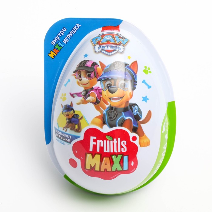 

FRUITLS MAXI ЩЕНЯЧИЙ ПАТРУЛЬ Мармелад в пластиковом яйце с игрушкой 10г/Конфитрейд