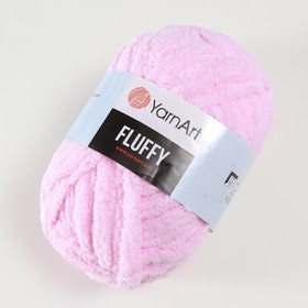 

Пряжа "Fluffy" 100% микрополиэстер 70м/150гр (713 св.розовый)