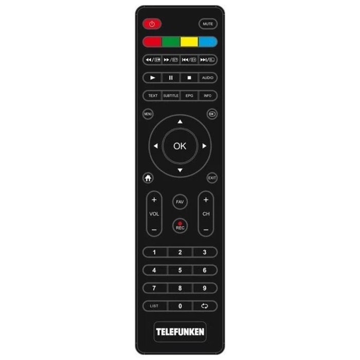 фото Телевизор telefunken tf-led32s39t2, 32", 1366х768, dvb-t2/c/s/s2, hdmi 2, usb 1, черный