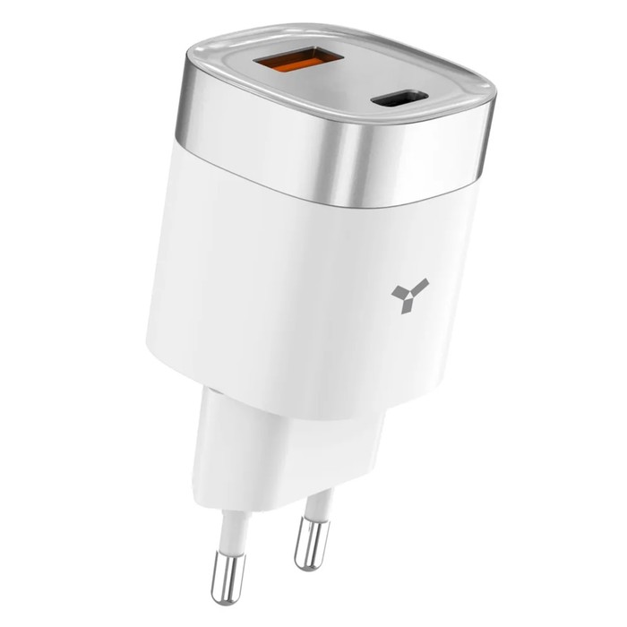 

Сетевое зарядное устройство Accesstyle Amethyst 33WCA, 3А, 33 Вт, быстрая зарядка, белое