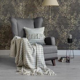 

Комплект: плед и чехол для декоративной подушки «Шенон», размер 140х200 см, 45х45 см