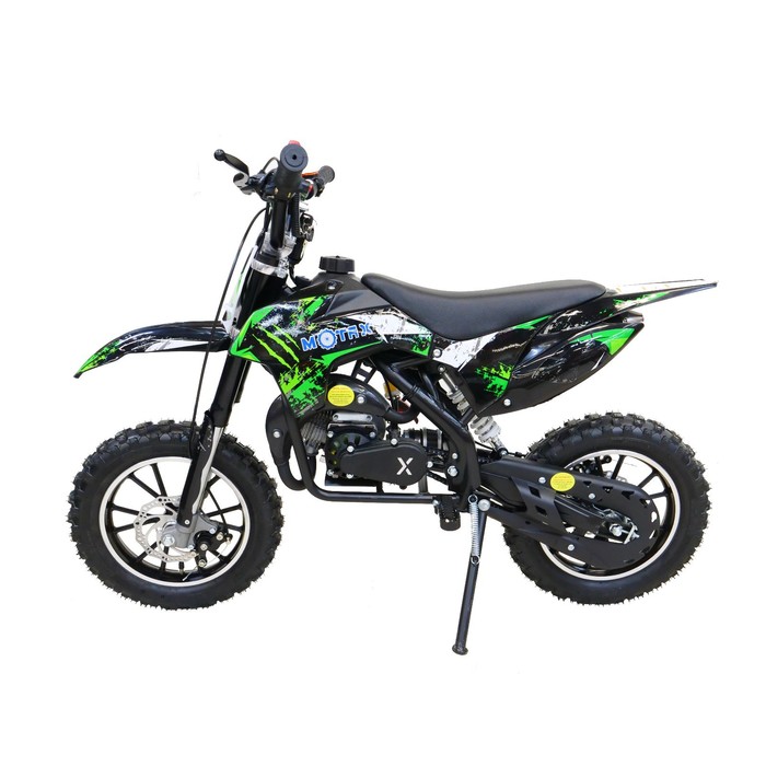фото Мини кросс бензиновый motax minicross 50 es, черно-зеленый