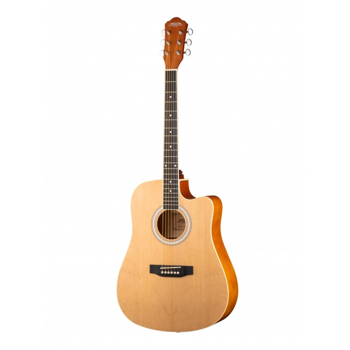 Акустическая гитара HS-4140-N, с вырезом, цвет натуральный акустическая гитара veston d 40 sp n дредноут цвет натуральный