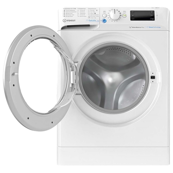 

Стиральная машина Indesit BWSE 71252X WSV, класс А, 1200 об/мин, 7 кг, белая