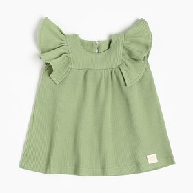 Платье Крошка Я BASIC LINE, рост 92-98 см, зеленый