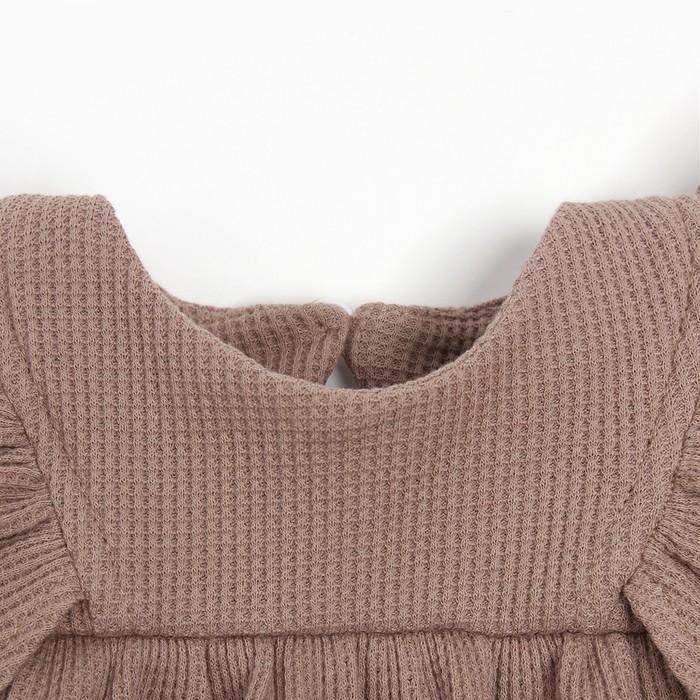 фото Платье крошка я basic line, рост 86-92 см, бежевый