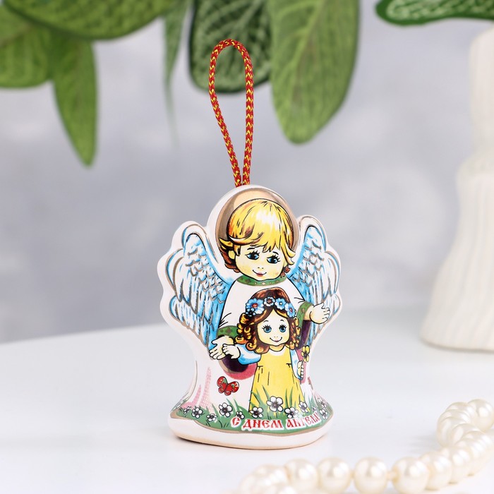 Сувенир Ангел, для девочки, керамика