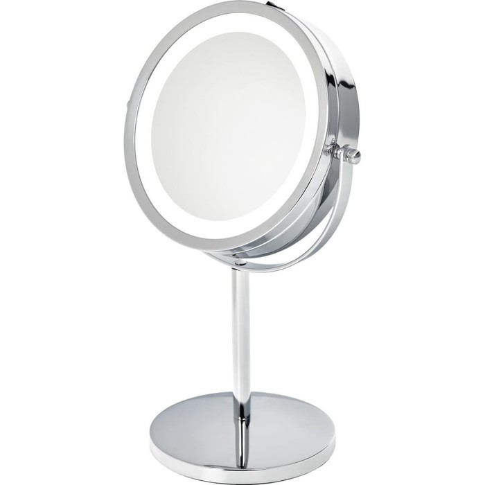 Косметическое зеркало BRADEX, двустороннее, с подсветкой и 5-кратным увеличением красота и уход bradex двустороннее косметическое зеркало с подсветкой и 5 кратным увеличением