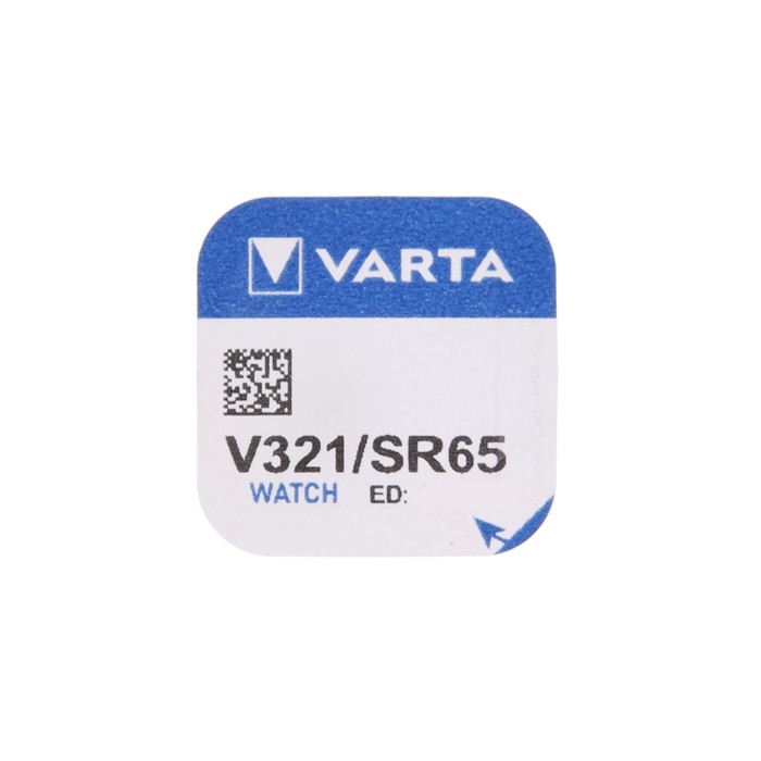 

Батарейка Varta Silver Oxide, 321 (SR616SW) - 1BL, 1.55 В, блистер, 1 шт.
