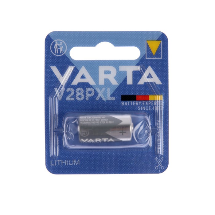 Батарейка литиевая Varta ELECTRONICS, V28PXL (2CR1/3N/V28PXL/6231) - 1BL, 6 В, 1 шт. элемент питания литиевый 2cr1 3n на 6в profi r 2cr1 3n bl1 robiton код заказа 13708