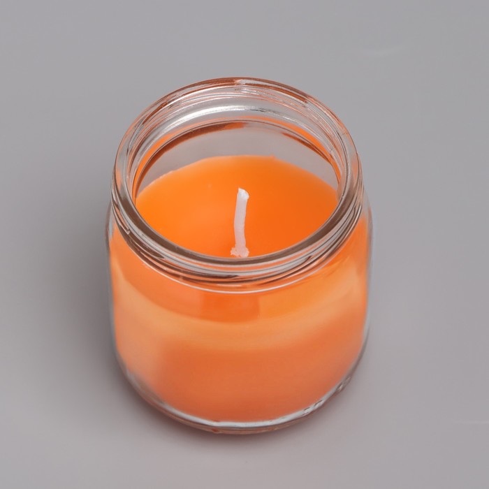 Свеча ароматическая в банке "Апельсин"